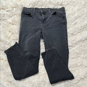 Joe's Jeans Black Ankle Cropped Denim